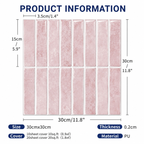 Light Pink - Self Adhesive 3D Tile (10pcs)