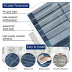 Dark Blue - Self Adhesive 3D Tile (10pcs)