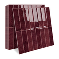 Burgundy - Self Adhesive 3D Tile (10pcs)