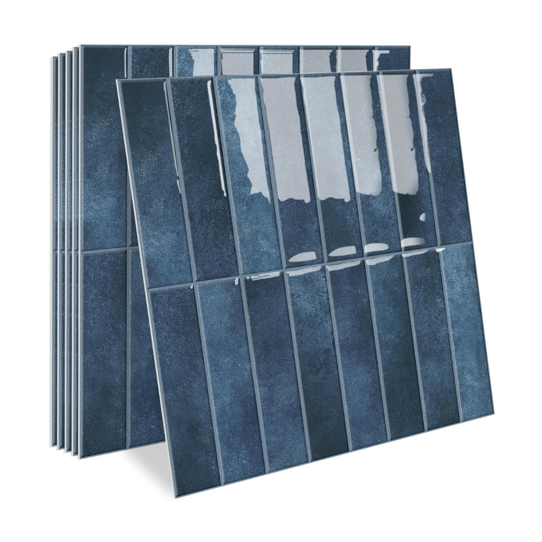 Dark Blue - Self Adhesive 3D Tile (10pcs)