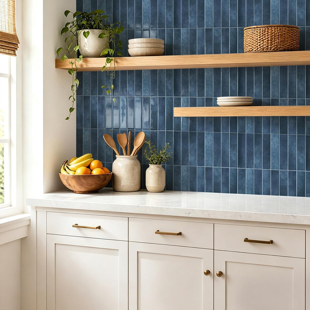 Dark Blue - Self Adhesive 3D Tile (10pcs)