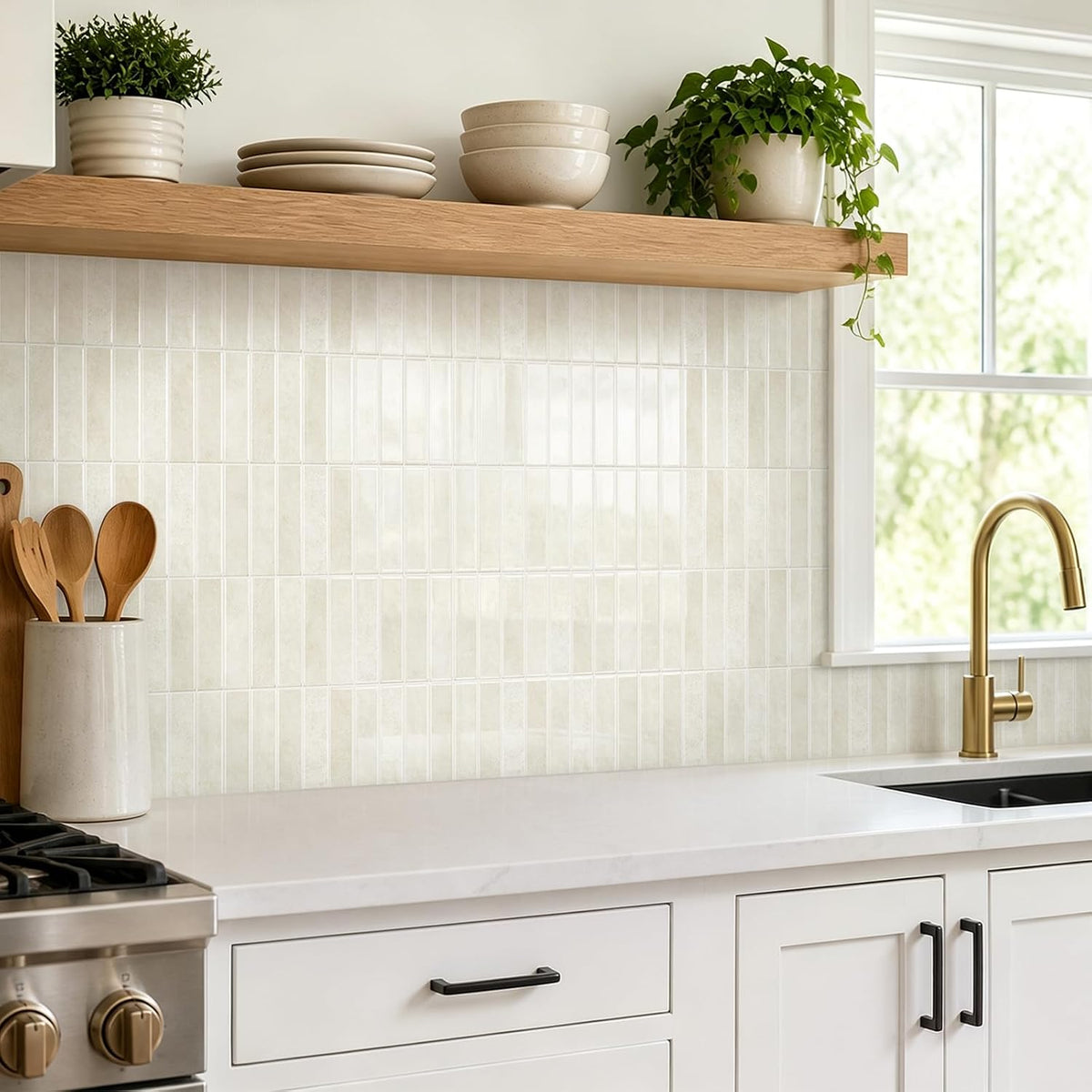 Beige - Self Adhesive 3D Tile (10pcs)